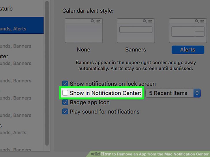 Remove App From Notifcations Mac Deleted